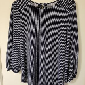 Sh18 Blue And White Stripe Shirt
